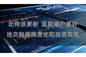 比特派更新 匡助用户更好地交融阛阓变化和投资契机
