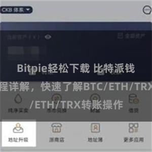 Bitpie轻松下载 比特派钱包转账教程详解，快速了解BTC/ETH/TRX转账操作