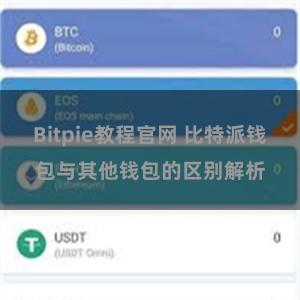 Bitpie教程官网 比特派钱包与其他钱包的区别解析