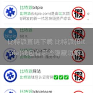 比特派直链下载 比特派(Bitpie)钱包有哪些隐藏功能？