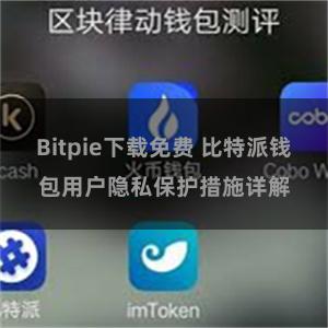 Bitpie下载免费 比特派钱包用户隐私保护措施详解