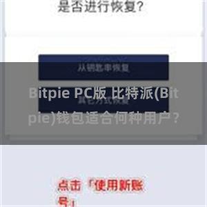 Bitpie PC版 比特派(Bitpie)钱包适合何种用户？