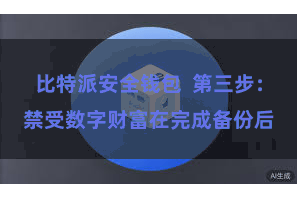 比特派安全钱包  第三步：禁受数字财富在完成备份后