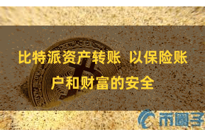比特派资产转账  以保险账户和财富的安全
