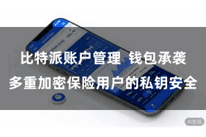比特派账户管理  钱包承袭多重加密保险用户的私钥安全
