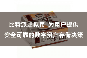 比特派虚拟币  为用户提供安全可靠的数字资产存储决策