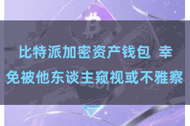 比特派加密资产钱包  幸免被他东谈主窥视或不雅察